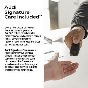 Audi Signature care